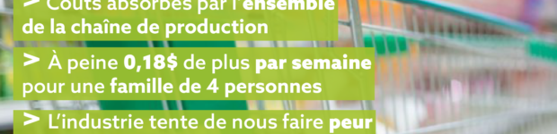 Étiquetage OGM : Votre panier d’épicerie va-t-il augmenter ?